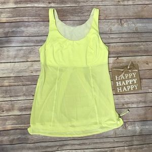 Lululemon Yellow Tank size 8 GUC